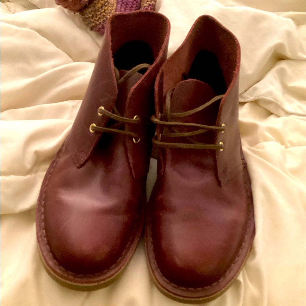 Clark’s men size 7 Oxblood